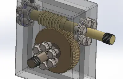 润滑油的蜗杆箱
