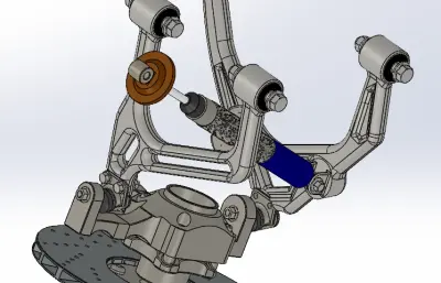 前双叉臂悬架结构