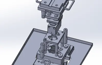 EGR冷却器打坑管扩口工装