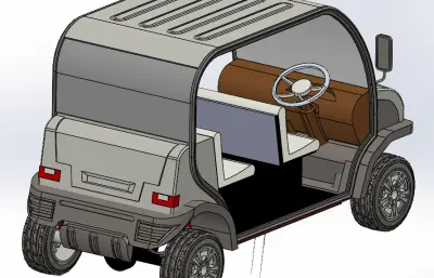 4座电动汽车 高尔夫球车
