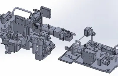 EGR冷却器进、出水管装配扩口工装