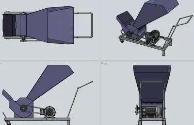 草地切割机模型
