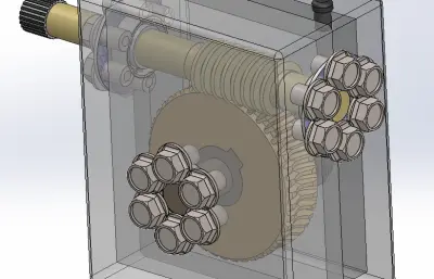 润滑油的蜗杆箱