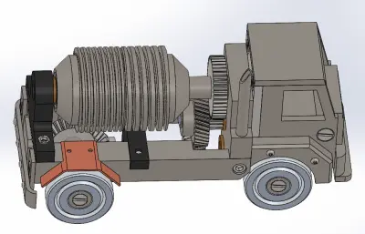 混凝土搅拌车玩具模型