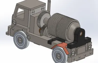 混凝土搅拌车玩具模型
