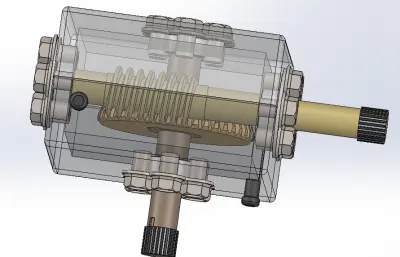 润滑油的蜗杆箱