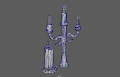 烛台 蜡烛 烛灯 灯台