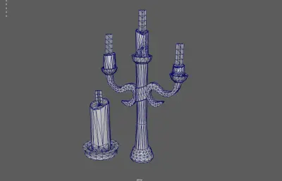 烛台 蜡烛 烛灯 灯台