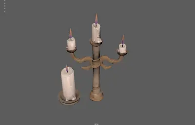 烛台 蜡烛 烛灯 灯台