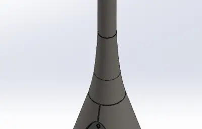 水滴形带烟囱加热器