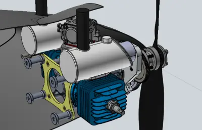 混合翼身无人机模型