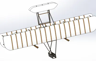 第一架动力飞机模型