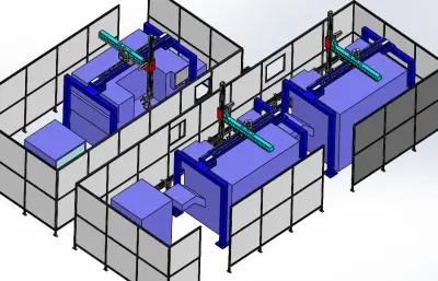 XYZ机械手上下料机
