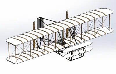 第一架动力飞机模型
