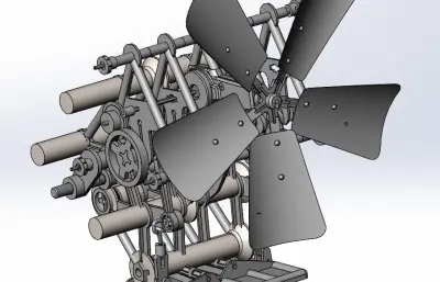 heo·Jansen型两足步行机器人