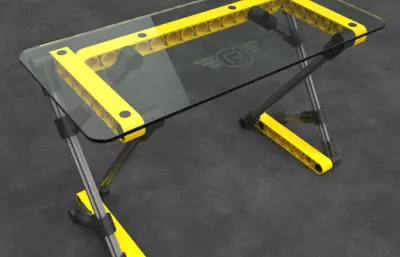 人体比例乐高机械组办公桌