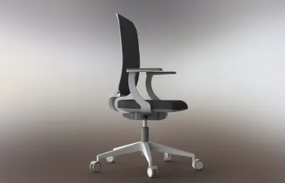 移动式可升降大靠背办公椅