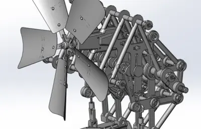 heo·Jansen型两足步行机器人