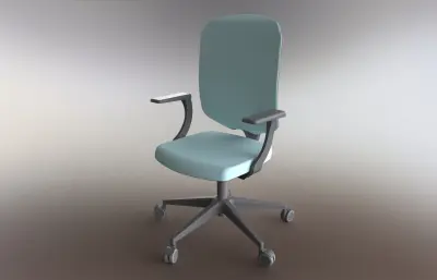 移动式可升降大靠背办公椅