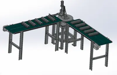 汽车加强筋搬运工作站