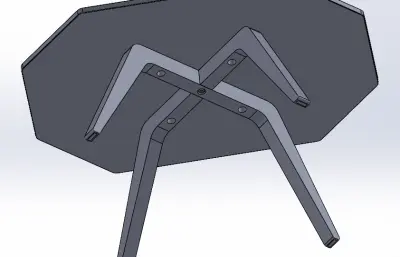 长方八边型咖啡桌