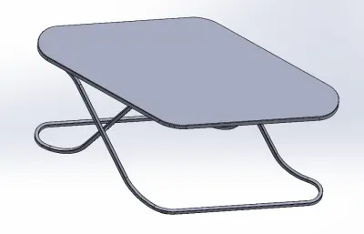 可折叠菱形咖啡桌