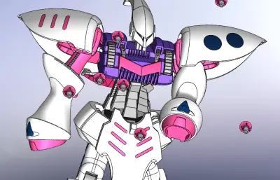 AMX-004库贝利高达机器人