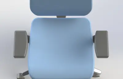 移动式可升降小靠背办公椅