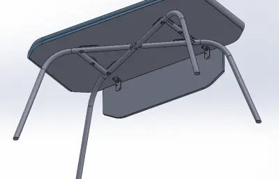 长方四腿工作台