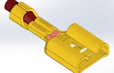 电缆靴母头 6.3x0.8mm