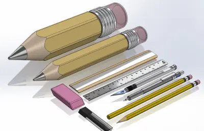 铅笔 钢笔 各种文具