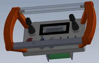 手持遥控器模型