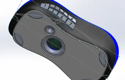 流线型无线鼠标