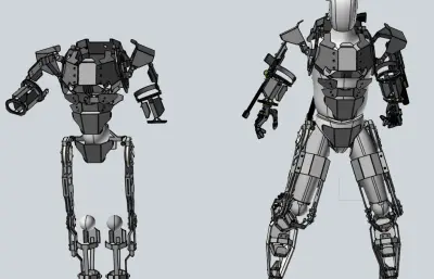 创意机器人 外骨骼机甲
