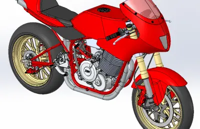 大型单辆摩托车