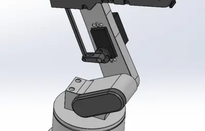 小型3D打印5自由度机械臂