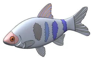 鱼简易模型