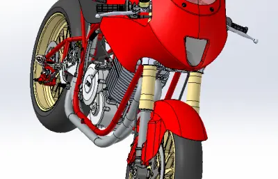 大型单辆摩托车