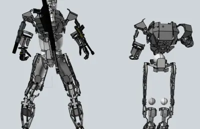 创意机器人 外骨骼机甲