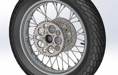 平轨后轮 自行车后轮