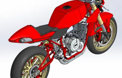 大型单辆摩托车