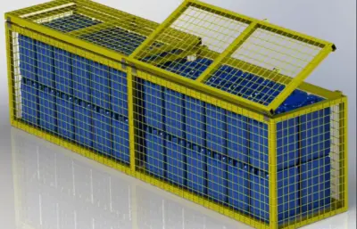 腐蚀性产品储存围栏