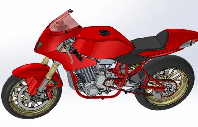 大型单辆摩托车