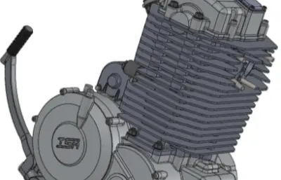 大型单台摩托车发动机