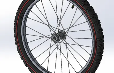 儿童自行车车轮