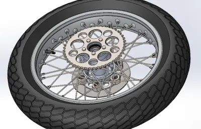 平轨后轮 自行车后轮