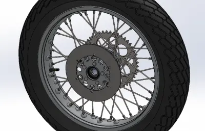 平轨后轮 自行车后轮