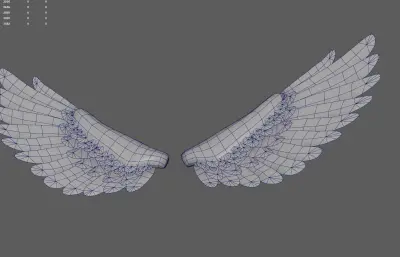 天使翅膀 卡通白色翅膀 天使之翼