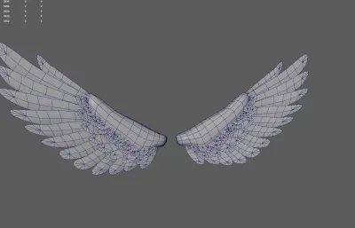 天使翅膀 卡通白色翅膀 天使之翼