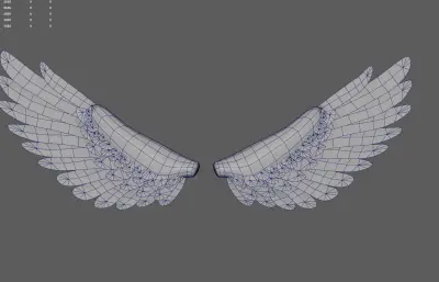 天使翅膀 卡通白色翅膀 天使之翼